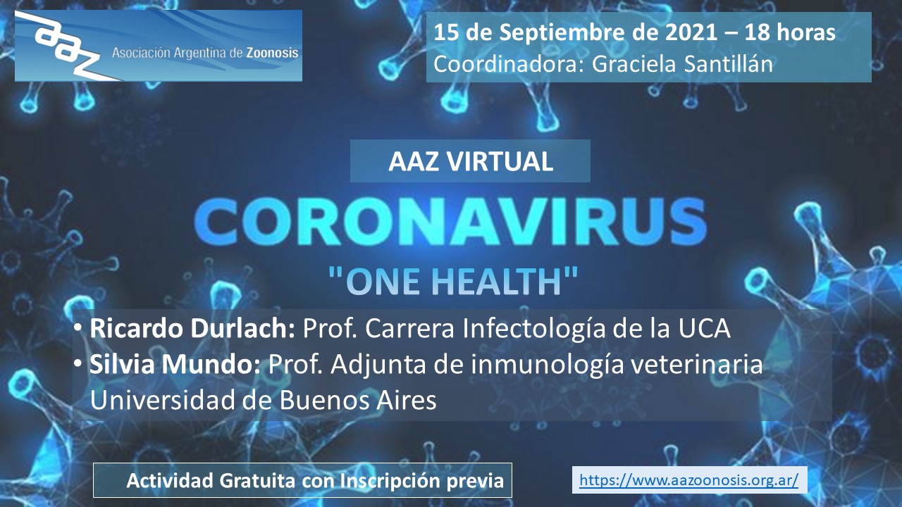 AAZ VIRTUAL – CORNAVIRUS “ONE HEALTH”