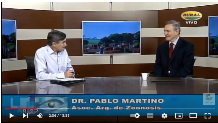 3 de Noviembre – Día Mundial “Una Salud” Nota del Dr. Pablo Martino en del Sector – Canal Rural