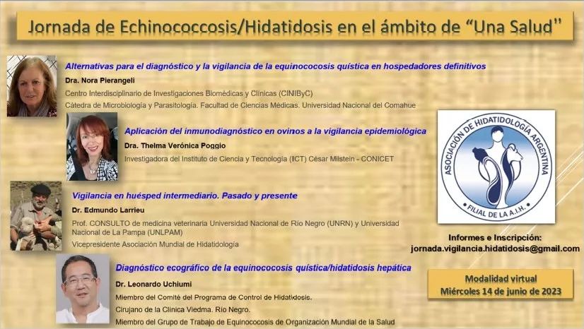 Jornada de Echinococcosis/Hidatidosis en el ámbito de “Una Salud” (Virtual)